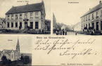 Der Zugang zum Gasthof J. Drr (jetzt Wachdersch) war nur ber einen Bohlensteg mglich, der ber den noch in Teilen unkanalisierte Sabelbach fhrte. Die Pfarrkirche auf dem Talhgel im gotischen Stil erbaut. 